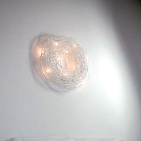 Moderne Wandleuchte - CONFUSIONE: P 75 - Knikerboker - für den Innenraum / Aluminium / LED