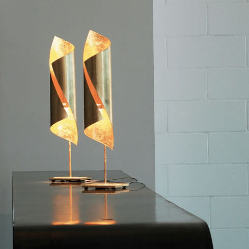 Tischlampe - HUÉ: T 54 - Knikerboker - Stahl / modern / mit Kabel