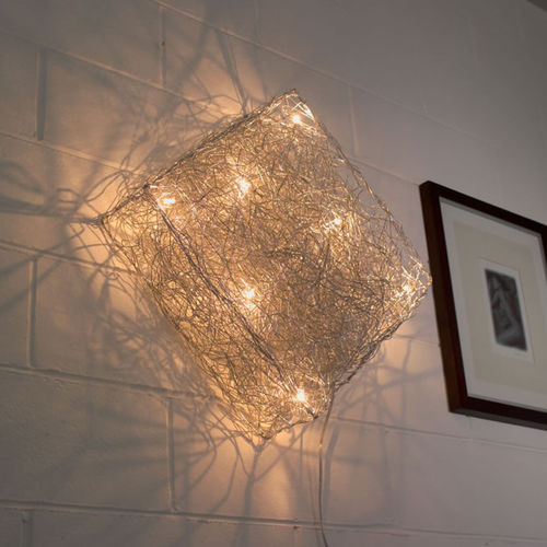 Moderne Wandleuchte - QUADRO: P/PL 45 - Knikerboker - für den Innenraum / Aluminium / LED