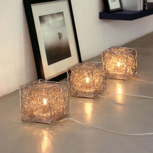 Tischlampe - QUBETTO: T 15 - Knikerboker - Aluminium / modern / mit Kabel