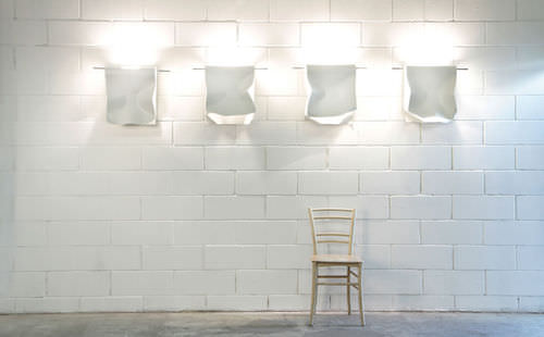 Wandleuchte / originelles Design - STENDIMI: P 40 - Knikerboker - für den Innenraum / Stahl / LED