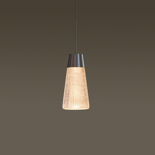 Hängelampe - YAOURT - MASSIFCENTRAL - Glas / modern / mit Kabel