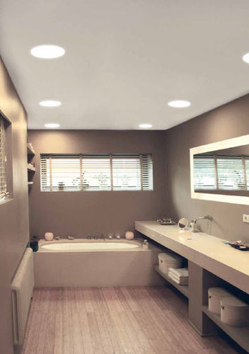 Einbaudownlight - FLAT ROUND - 100% LIGHT bvba  - fluoreszierend / rund / für den Innenraum