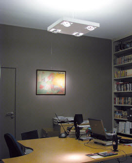 Hängelampe - GUMBLE : DOWN/UP - 100% LIGHT bvba  - Aluminium / modern / mit Kabel