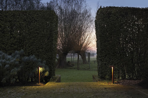 Leuchtpoller für Garten - L-SCOUT : 2000 - 100% LIGHT bvba  - modern / Stahl / Halogen