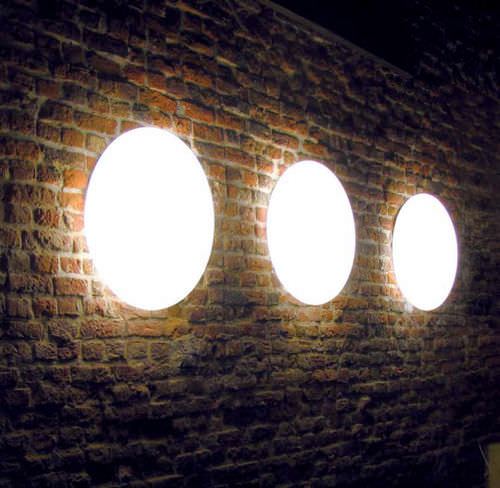 Moderne Wandleuchte - UFO - 100% LIGHT bvba  - für den Innenraum / Polyethylen / Glas