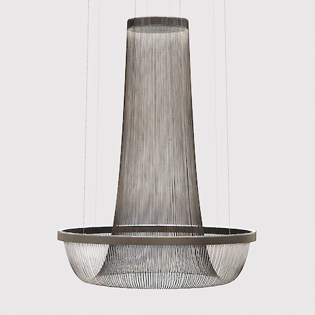 Orient-Kronleuchter - RINGO STAR CHANDELIER ORIENTAL - Lightnet GmbH  - Aluminium / Opal / Stoff