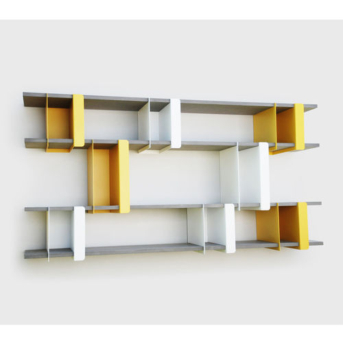 Wandmontiertes Regal - PLIO-HO - presse-citron - modern / Metall / lackierter Stahl