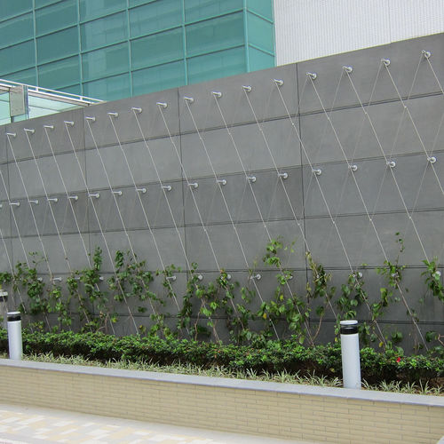 Spalier für Fassade - GREENCABLE – LIGHT - Carl Stahl ARC GmbH - für begrünte Mauern / Edelstahl
