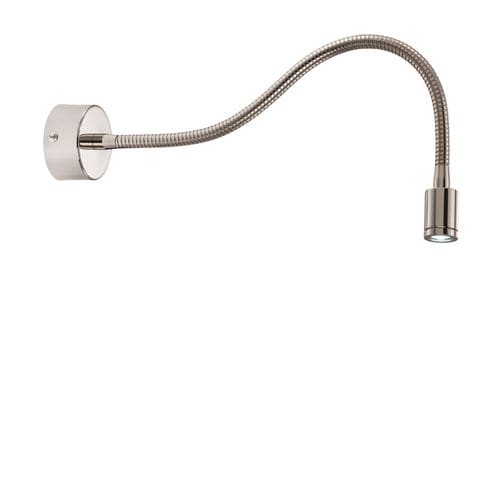 Moderne Wandleuchte - AZIMUT : 1140 - LUMIS SRL - für den Innenraum / aus verchromtem Metall / Nickel