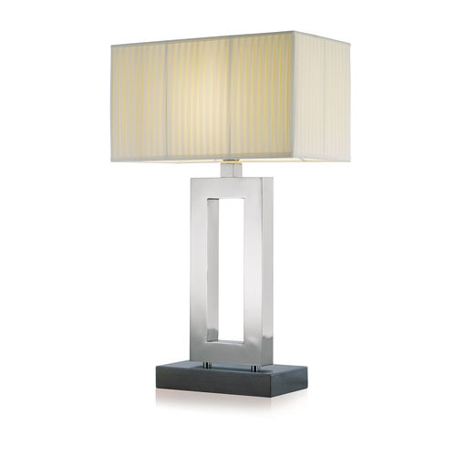 Tischlampe - COBALTO : 1033 - LUMIS SRL - Messing / Chrom / Stoff