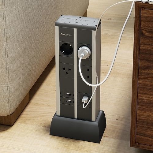 USB-Steckdose - DUPLO CHARGE POINT - IB-connect - doppelt / bodenstehend / bodenstehend