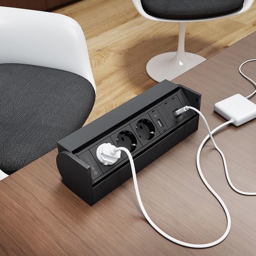 Elektrische Steckdose - PRISMA - IB-connect - Multimedia / Mehrfach / Schreibtisch