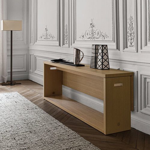 Moderner Konsolentisch - CUMA  - MAXALTO - Massivholz / Holzfurnier / Gestell aus Holz