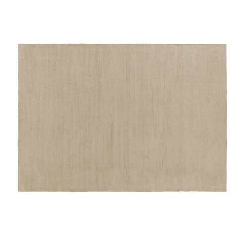 Moderner Teppich - Naos - MAXALTO - einfarbig / Wolle / aus Jute