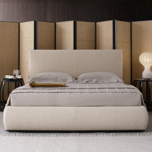 Doppelbett - SILEO - MAXALTO - modern / Polster / gepolstertes Kopfteil