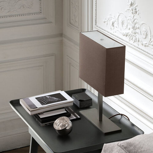 Tischlampe - LEUKON - MAXALTO - Metall / Glas / Stoff