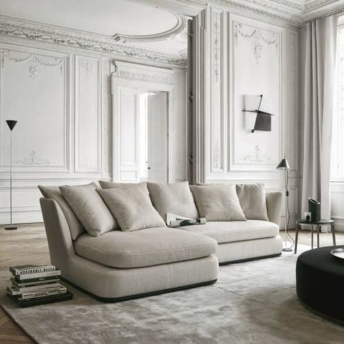 Modulsofa - APOLLO - MAXALTO - modern / Stoff / Leder