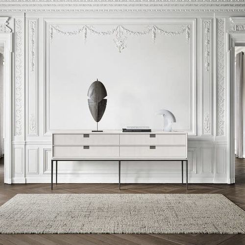 Modernes Sideboard - ARTEMONE - MAXALTO - Massivholz / MDF / Aluminiumguss