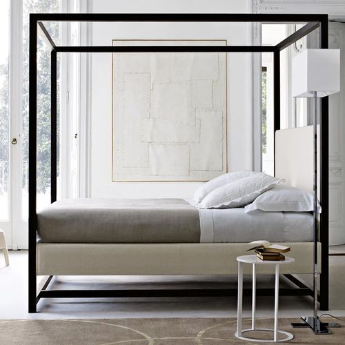 Himmelbett - ALCOVA '09 - MAXALTO - Doppelbett / modern / Polster