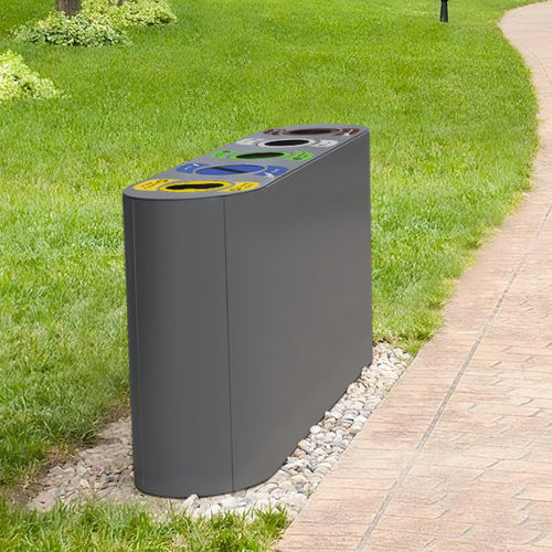 System Abfallbehälter - Mánchester - CERVIC ENVIRONMENT - Park / Metall / für Außenbereich