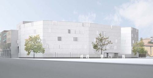 Polycarbonat-Platte / für Vorhangfassade - MEDIOBANCA - Stahlbau Pichler