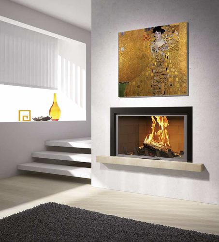 Holzkamin - BLANDINE  - Axis - Einbau / Einseitig / geschlossene Feuerstelle
