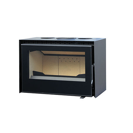 Holz-Kamineinsatz - 750 - Axis - Stahl / mit Zwangskonvektion / mit natürlicher Konvektion