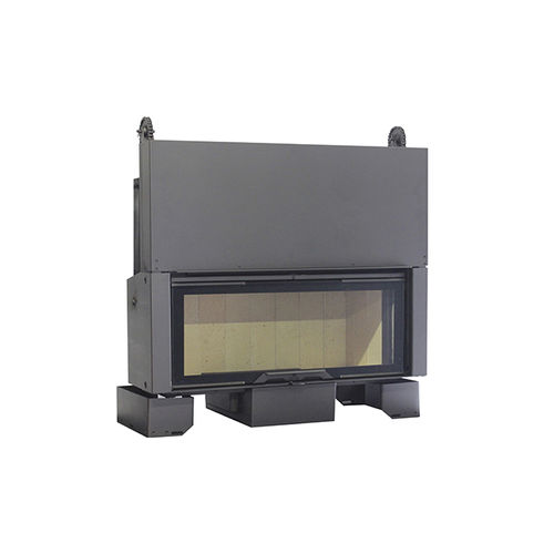 Geschlossene Feuerstelle / Holz - KW0120SF - Axis - mit 1 Sichtseite / Stahl