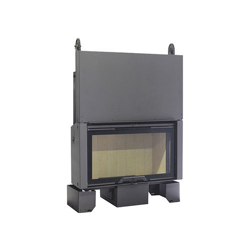 Geschlossene Feuerstelle / Holz - KW0080SF - Axis - mit 1 Sichtseite / Stahl