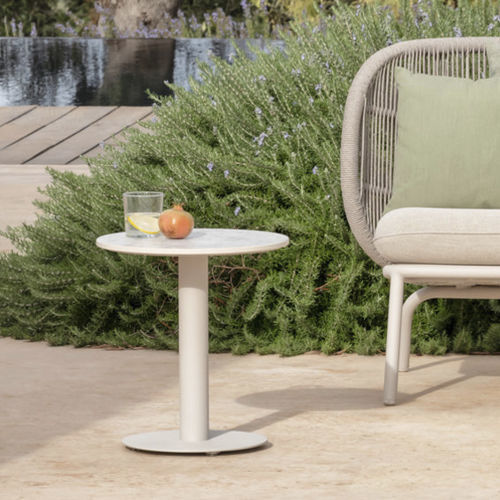 Moderner Beistelltisch - Kodo  - VINCENT SHEPPARD - Aluminium / Keramik / Gestell aus Aluminium