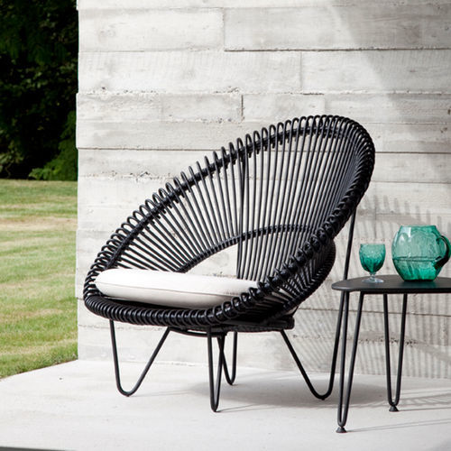 Moderner Sessel - ROY COCOON - VINCENT SHEPPARD - Stoff / Aluminium / Polyethylen