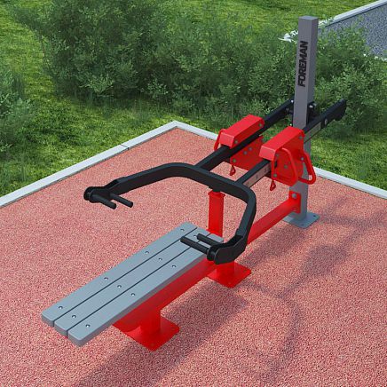 Bizepscurl-Fitnessgerät - FO-04  - Foreman Fitness Europe GmbH - Schulterpresse / Brustpressbank / für Außenbereich