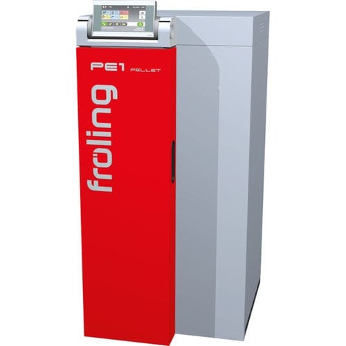 Pellet-Heizkessel - PE1 - FROLING - mit Warmwasserbereiter / Wohnbereich / für den Innenraum