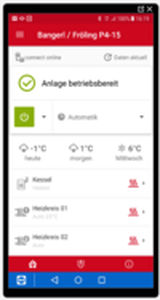 Mobile Applikation / Management - FROLING - Überwachung / für Hausautomationssystem / für Heizsystem