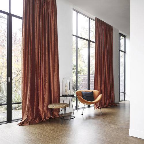 Vorhangstoff - POTENZA  - KOBE INTERIOR FABRICS - einfarbig / Polyester / Baumwolle