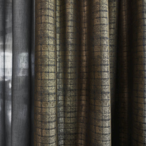 Vorhangstoff - MEMORIES FR   - KOBE INTERIOR FABRICS - geometrisches Muster / FR-Polyester / waschbar