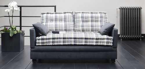 Bettsofa - QUATR'UN - le lit national - modern / Stoff / schrägstellbar