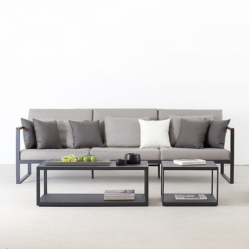 Modernes Sofa - EASY - Röshults - für Garten / Sunbrella® / mit abnehmbarem Kissen