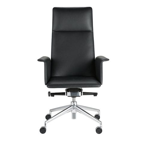 Moderner Bürosessel - FINA SOFT 6734/AG - Brunner GmbH - Stoff / Leder / Aluminium