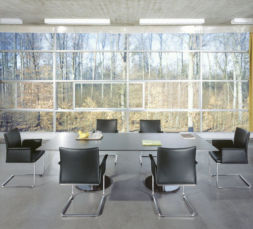 Moderner Besucherstuhl - MILANO SOFT 5237/A - Brunner GmbH - für den Innenraum / Stoff / Leder