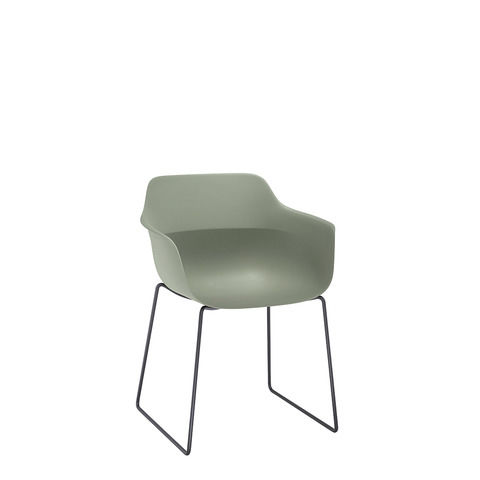 Moderner Stuhl - CRONA LIGHT ECO 6322/A - Brunner GmbH - für den Innenraum / Holzfurnier / Recyclingkunststoff