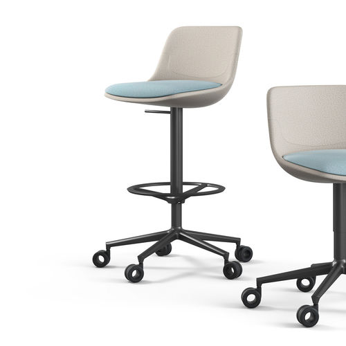 Stoff-Arbeitsstuhl - CRONA UP6321 - Brunner GmbH - Metall / mit Sterngestell / mit Rollen