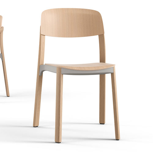 Moderner Stuhl - NATE 7602 - Brunner GmbH - für den Innenraum / Buche / Eiche