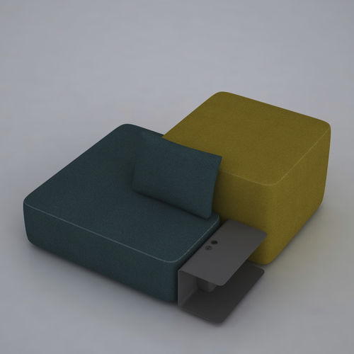 Moderne Ottomane - PADS 1400-0110 - Brunner GmbH - Stoff / modular / für den Innenraum