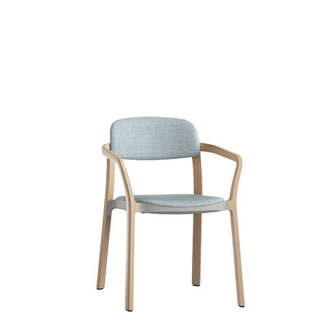 Moderner Stuhl - NATE 7622/A - Brunner GmbH - für den Innenraum / Eiche / Massivholz