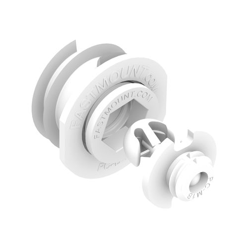 Copolymer-Befestigungssystem - PC-DC1 - FASTMOUNT - für Paneele / für Wand / Innenbereich