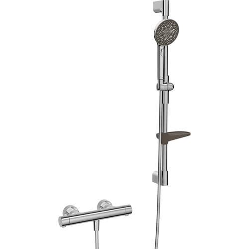 Zweigriffmischer für Duschen - HANSAPRISMA - HANSA - wandmontiert / thermostatisch / Metall