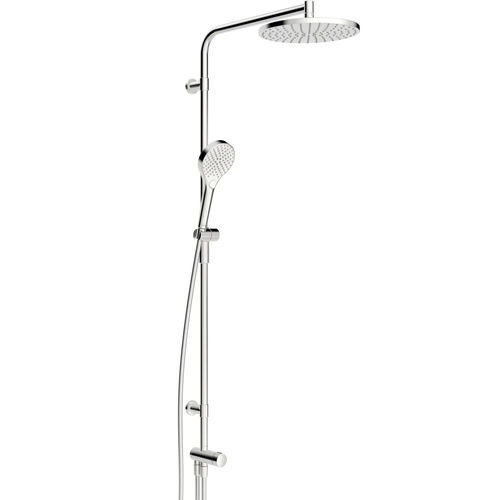 Wandmontiertes Duschsystem - HANSAVIVA - HANSA - modern / mit Handbrause / Regenstrahl