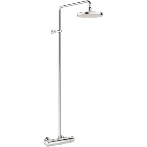 Wandmontiertes Duschsystem - HANSAMICRA - HANSA - modern / thermostatisch / mit Duschkopf auf Duschsäulen